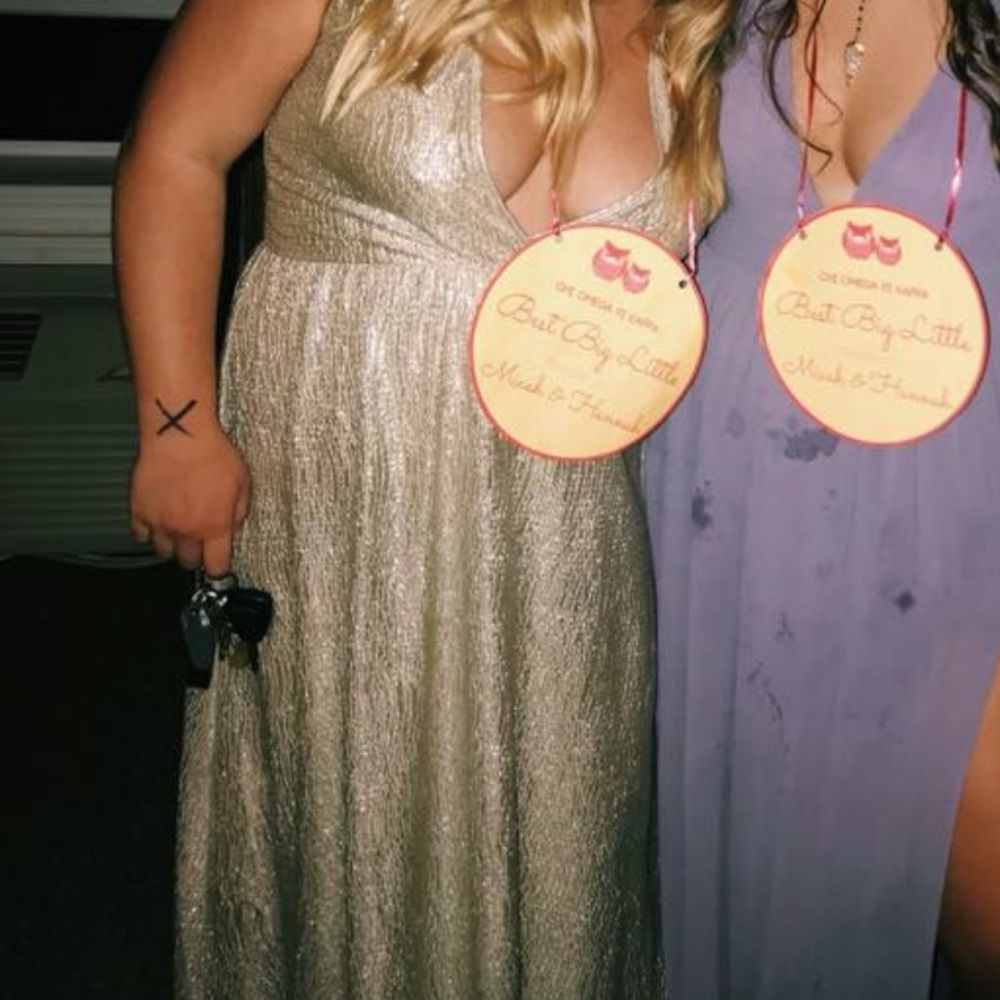 Lulus Gold Formal Dress